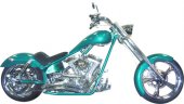 2008 Titan Sidewinder Rubber Mount Chopper photo
